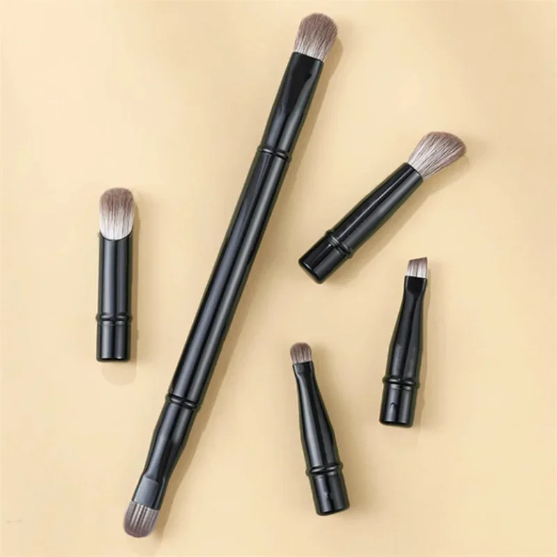 Description Picture 3 of item6Pcs Mini Travel Makeup Brushes Set with Box Portable Cosmetic Powder Foundation Blush Blending Concealer Make Up Brushes Set