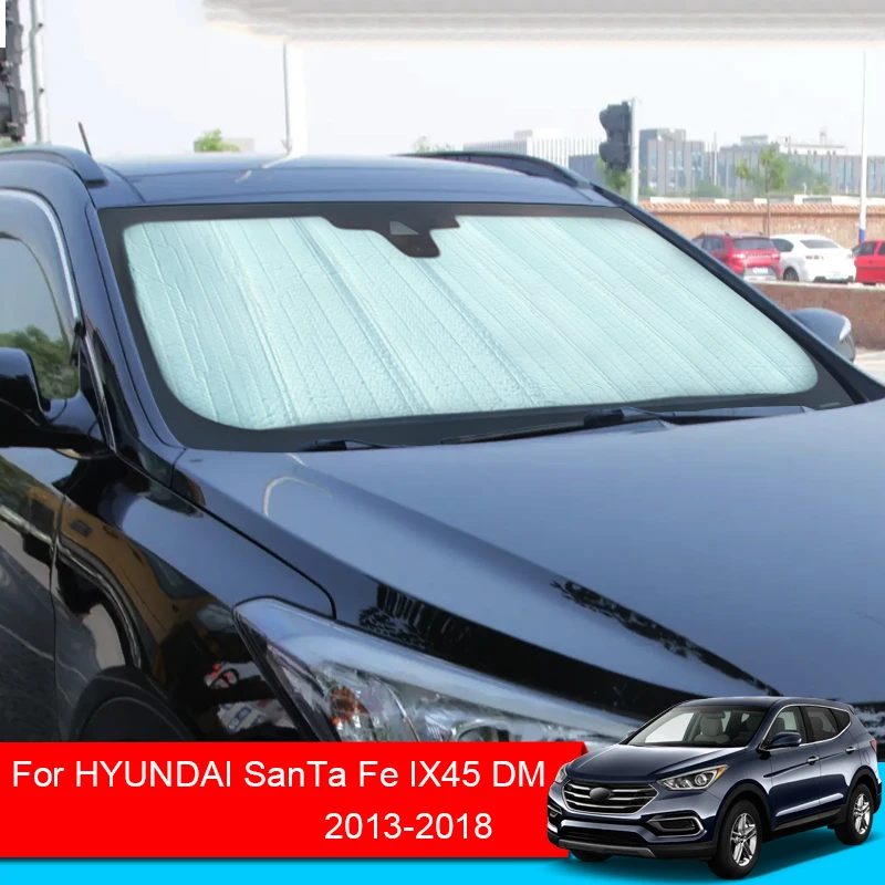 

Для Hyundai Santa Fe IX45 DM 2013-2018 автомобильные солнцезащитные очки Защита от ультрафиолета занавес солнцезащитный козырек лобовое стекло аксессуар для автомобиля