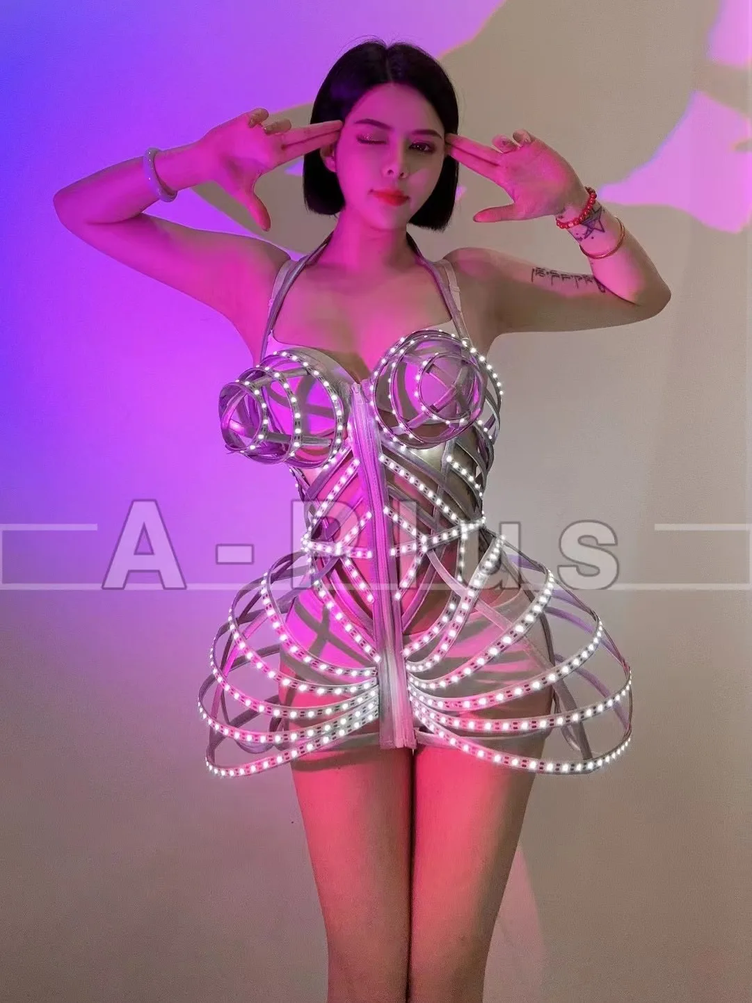 chinese dress ladies Vikidoky Die With A Smile Lady Gaga Cosplay Costume  VikiDoky