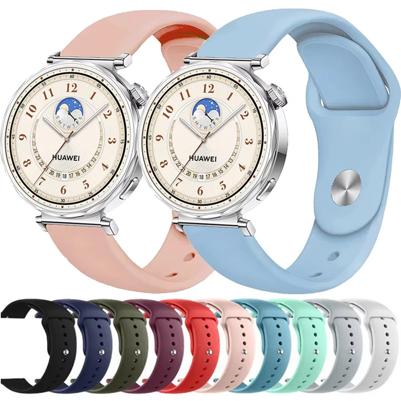 Premium Silicone Sports Strap - Versatile 18mm/22mm Wristband