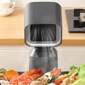 Portable Range Hood Retractable Desktop Cooker Hood with 2 Speed Exhaust Fan and Oil Cup for Barbecue Party Hot Pot 1