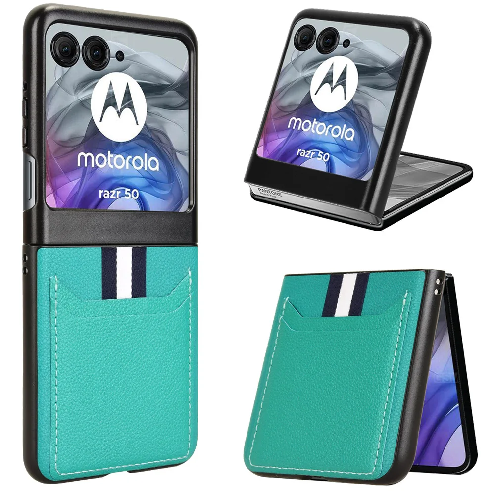 Sleek PU Leather Card Holder Lightweight Protective Phone Case