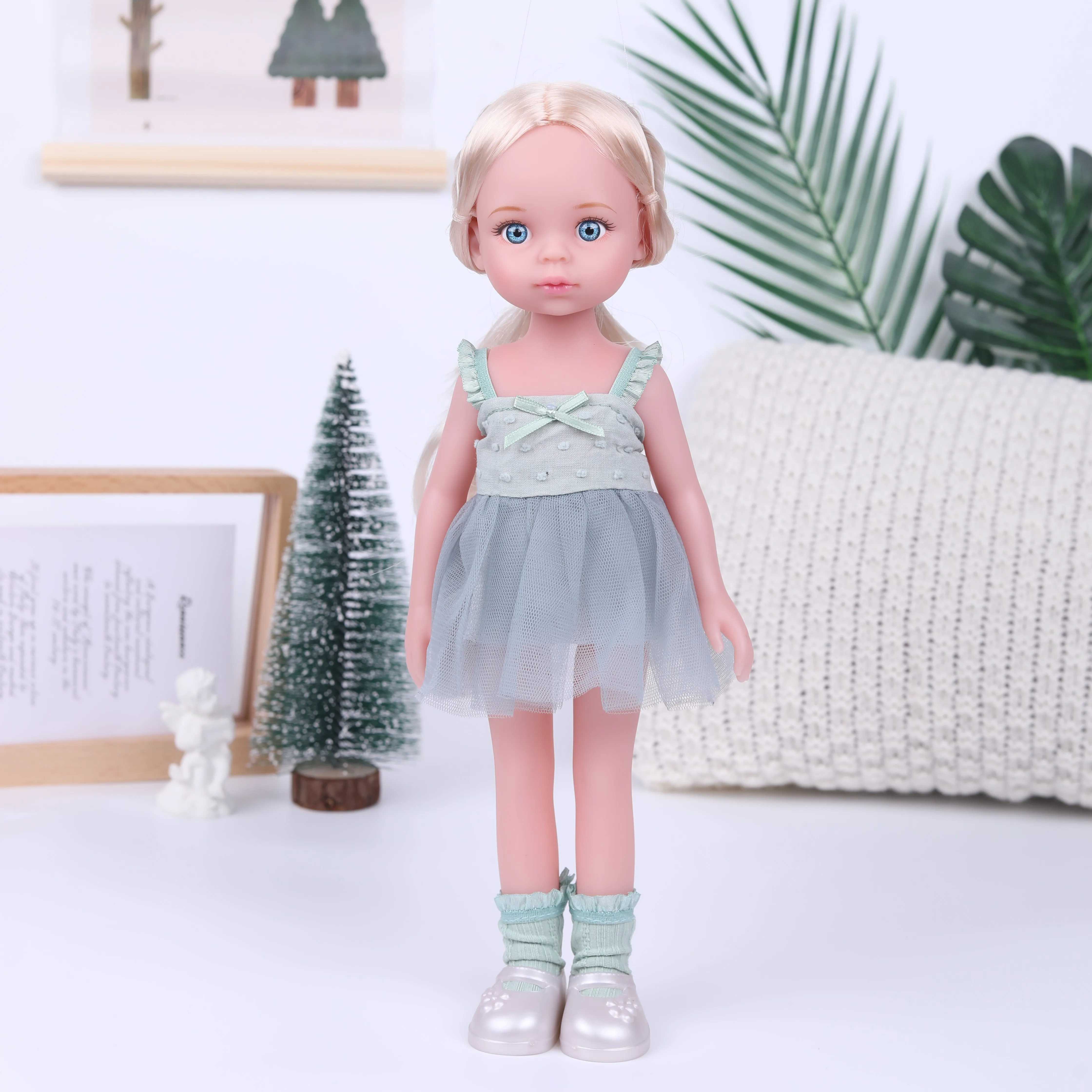 14 Inch Baby Doll Girls Toys,Children Birthday Toys Gifts Collectible Figures - 2