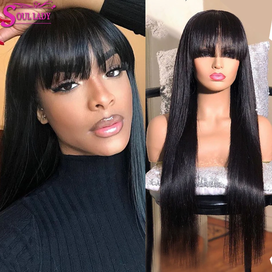 bang lace front wig