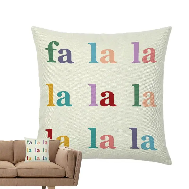 

Christmas Throw Pillow CoversChristmas Print Sofa Pillow Cover Nutcracker Pillow New Linen Cushion Cover for Christmas Party