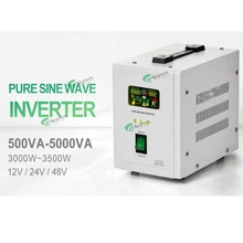  Portable Pure Sine Wave Solar Inverter 5000VA 48V Toroidal transformer 220VAC 45-65HZ 140-275VAC 