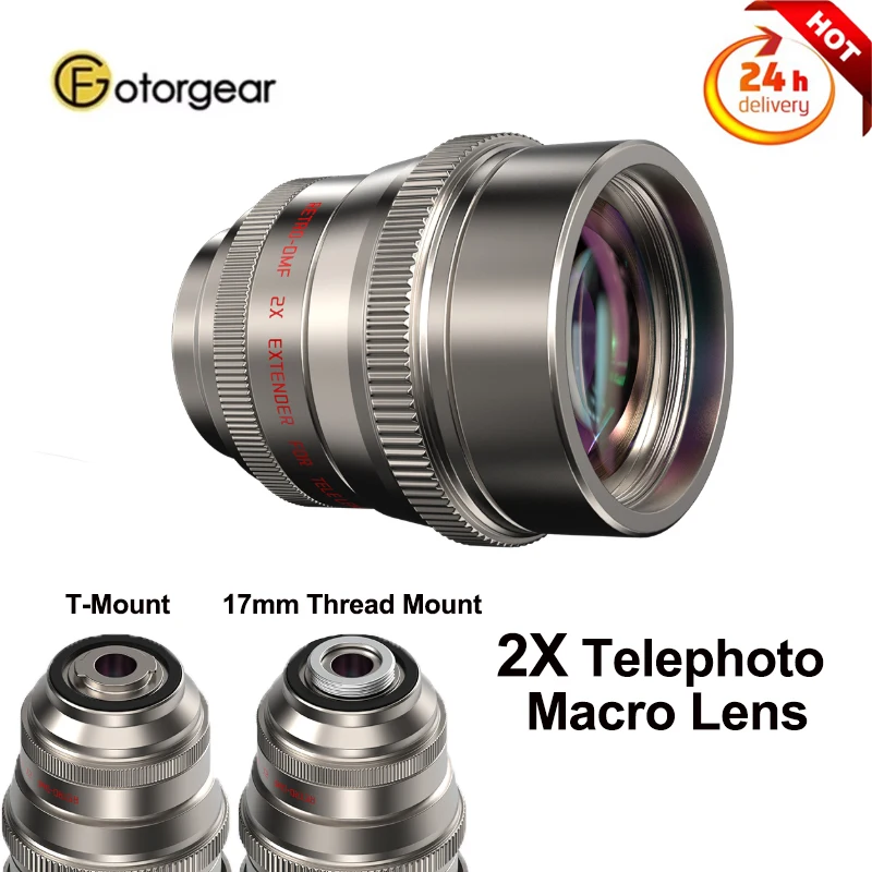 Fotorgear-Retro 2X Telephoto Lens Macro Lens for Xiaomi 15 Ultra