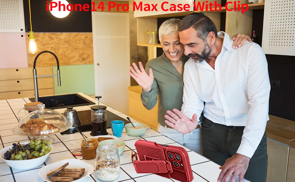 iphone 14pro max case with clip