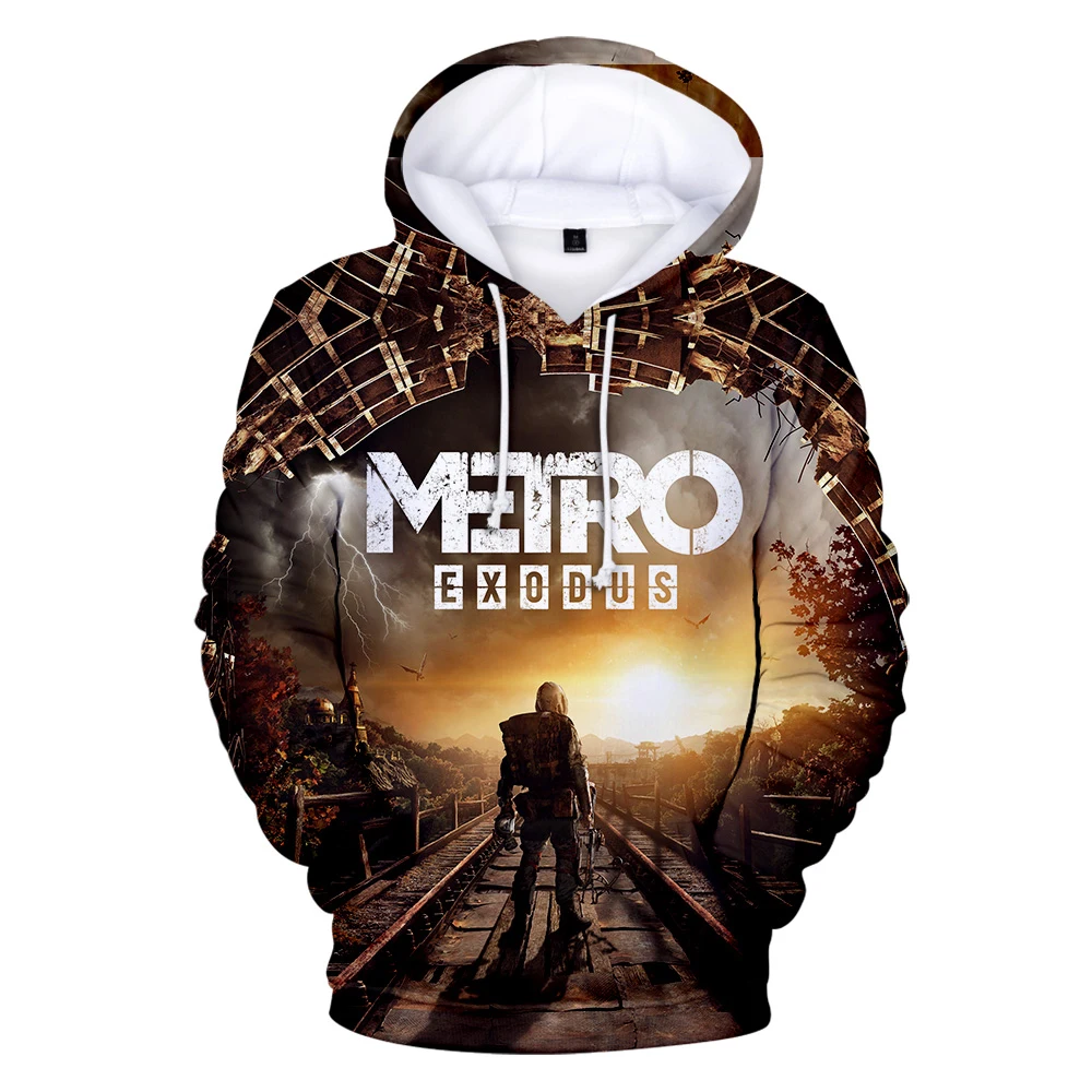 

Metro exodus 3D Hoodies Men women sweatshirts Autumn warm Fashion Print Metro exodus Hoodies Boys Casual Tops Coat clothes