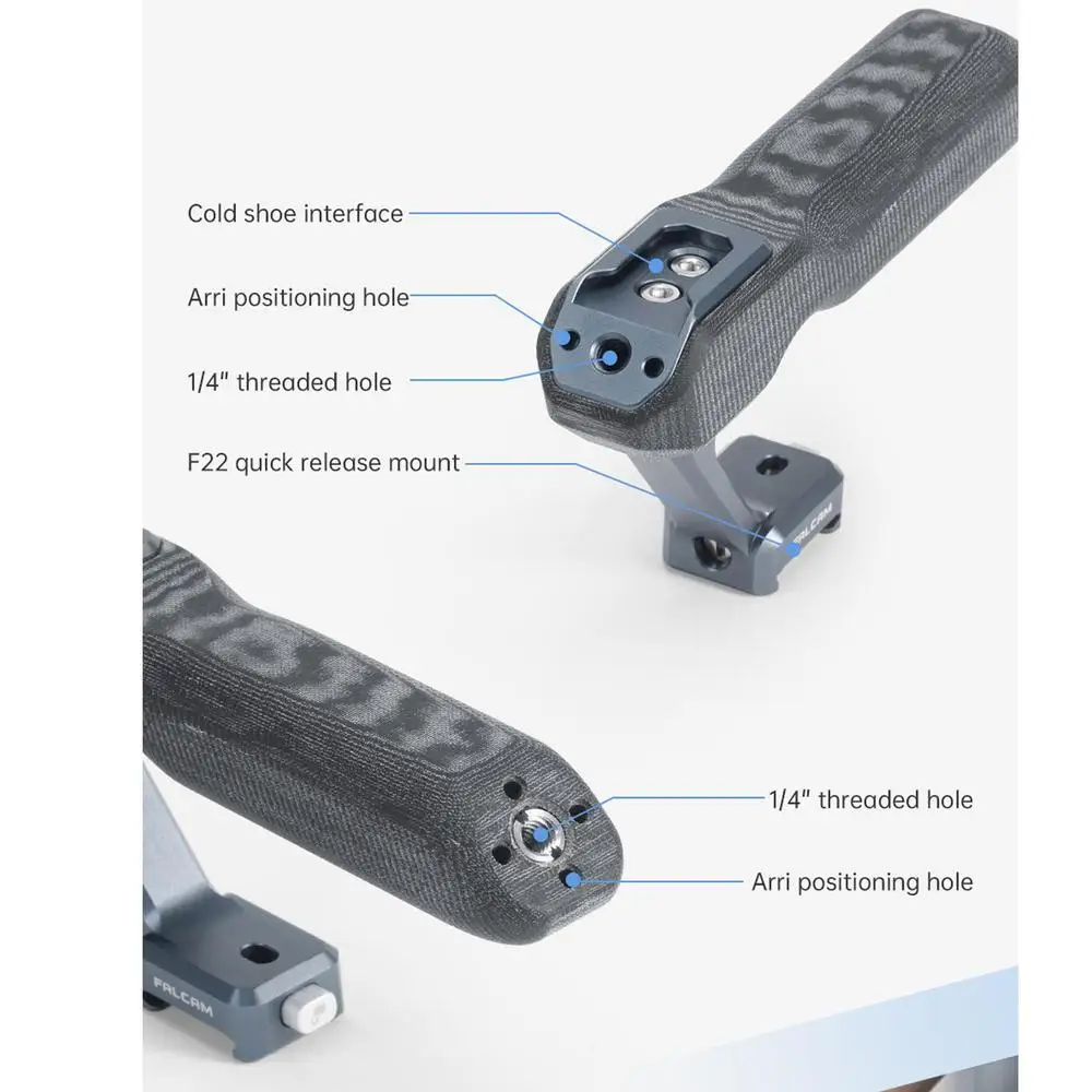 FALCAM F22A3A12 F22 Portable Top Hand Grip Handle for Camera Cage for Light Mic