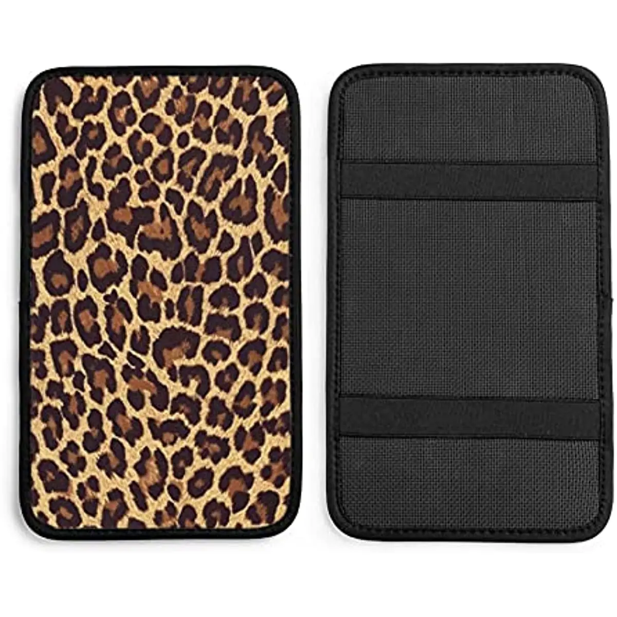 

Leopard Print Armrest Center Console Cover Pad for Car Women Girls SUV Universal Arm Rest Covering Auto Decor Box Protec