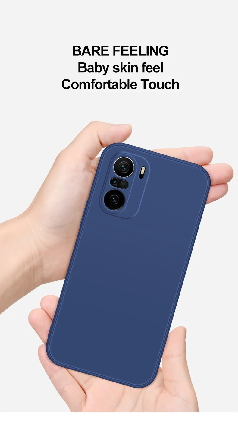 Carcasă originală pătrată din silicon lichid pentru Poco F3 PocoF3 Poco F 3 Pro, moale, pentru Xiaomi Poco F3 Poco F3 PocoF3 Poco_voghion.com