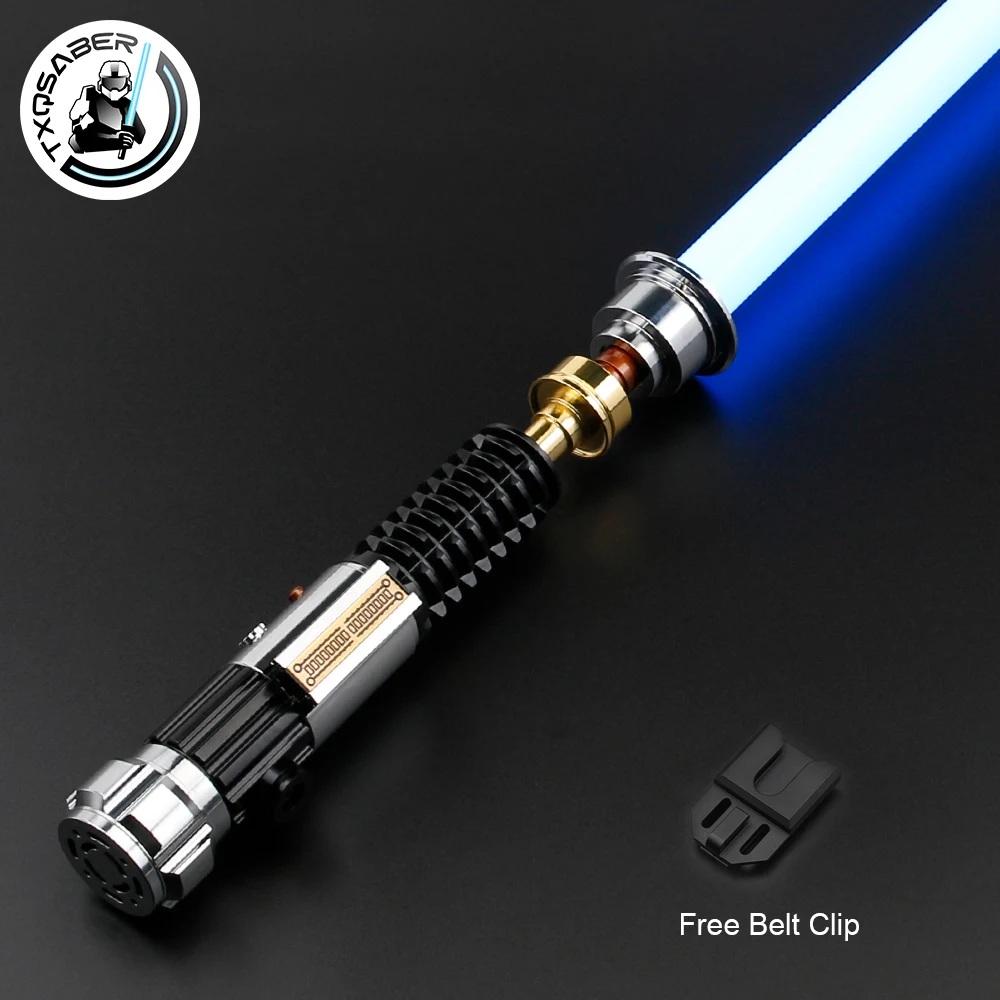 Txqsaber Obiwan Kenobi Lightsaber Neo Pixel Snv4 Proffie Smooth Swing Force Metal Hilt Led Strip Blade Laser Saber Cosplay Toys