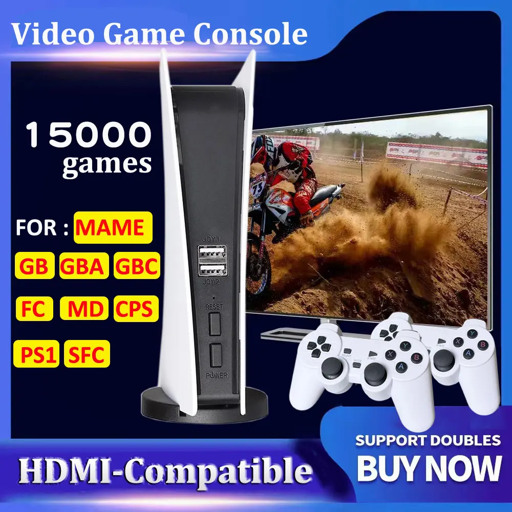 Video Game Console 64g Built-in 15000 Games Retro Game