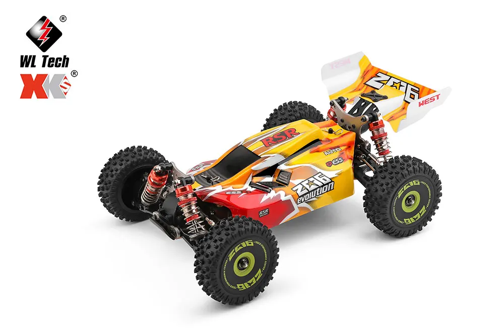 WLtoys 144010 144001 75KM/H 2.4G RC Car Brushless 4WD Electric High Speed Off-Road Remote Control Drift Toys for Children Racing