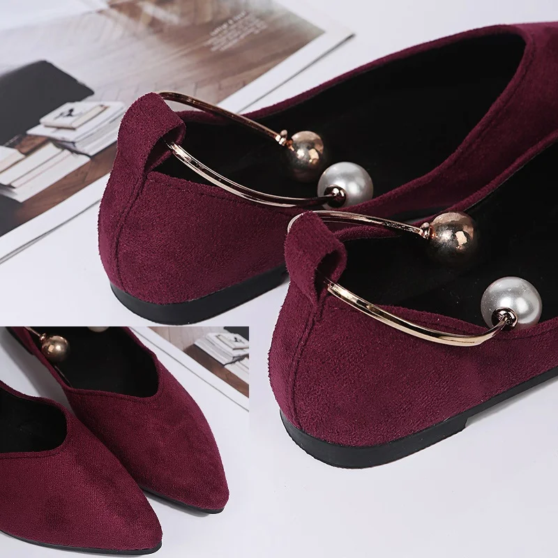 Shoes Woman Flats Sabot Loafers Vulcanize Moccasin Without Heels Casual Comfortable Barefoot Black Women Shoe with Free Shipping