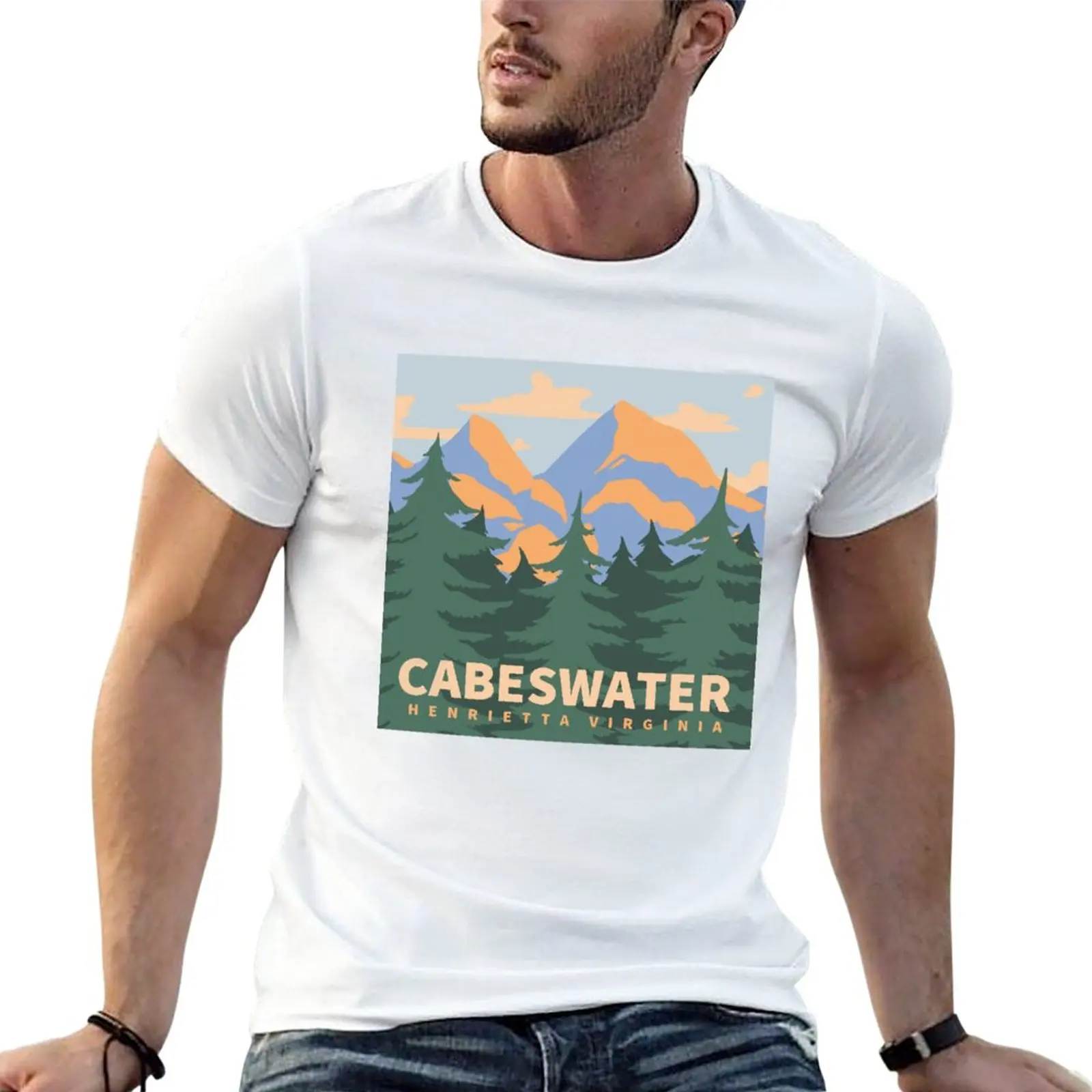 

New Cabeswater Henrietta Virginia T-Shirt black t shirts tees boys t shirts aesthetic clothes Men's cotton t-shirt