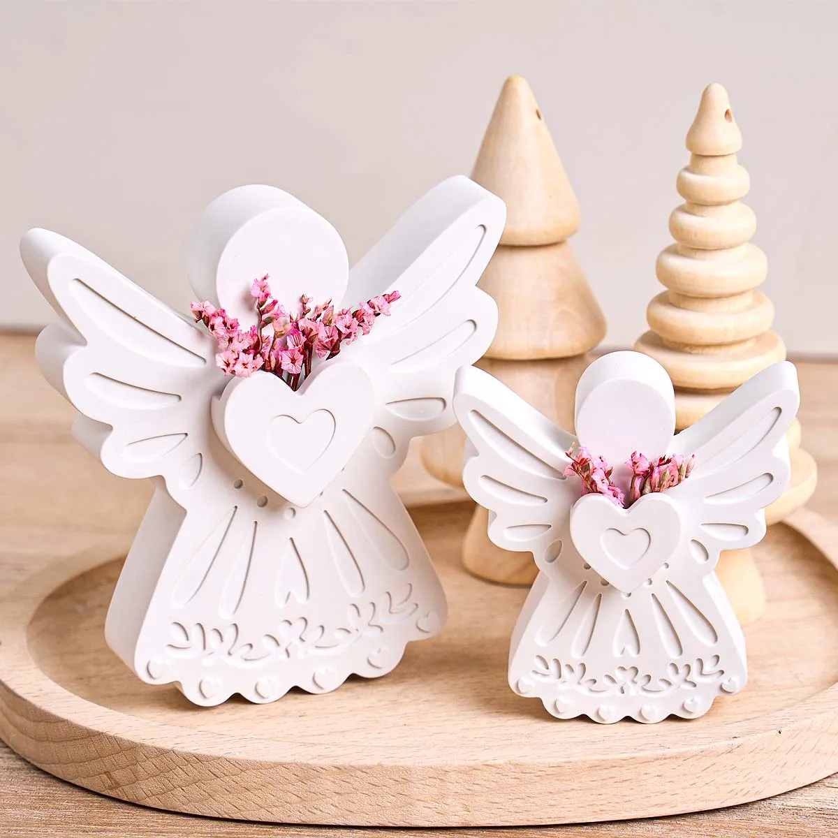 3D Love Angel Silicone Mold 1