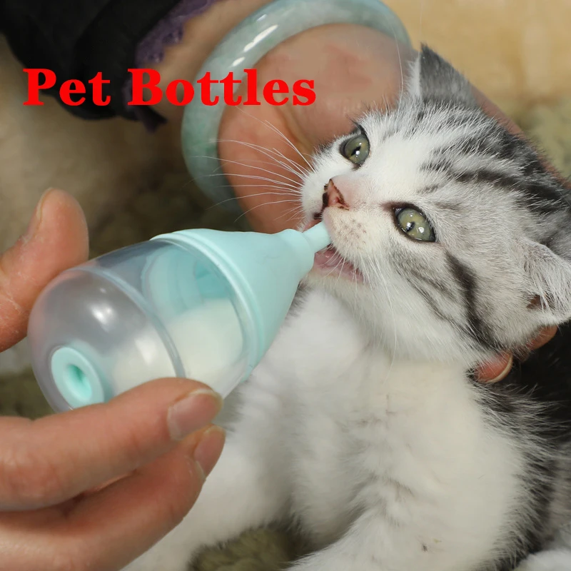 

Puppies Nursing Bottle Milk Feeder Newborn Dogs Nursing Supplies Pet Milk Dispenser Small Animal Whelping Nipples B03E
