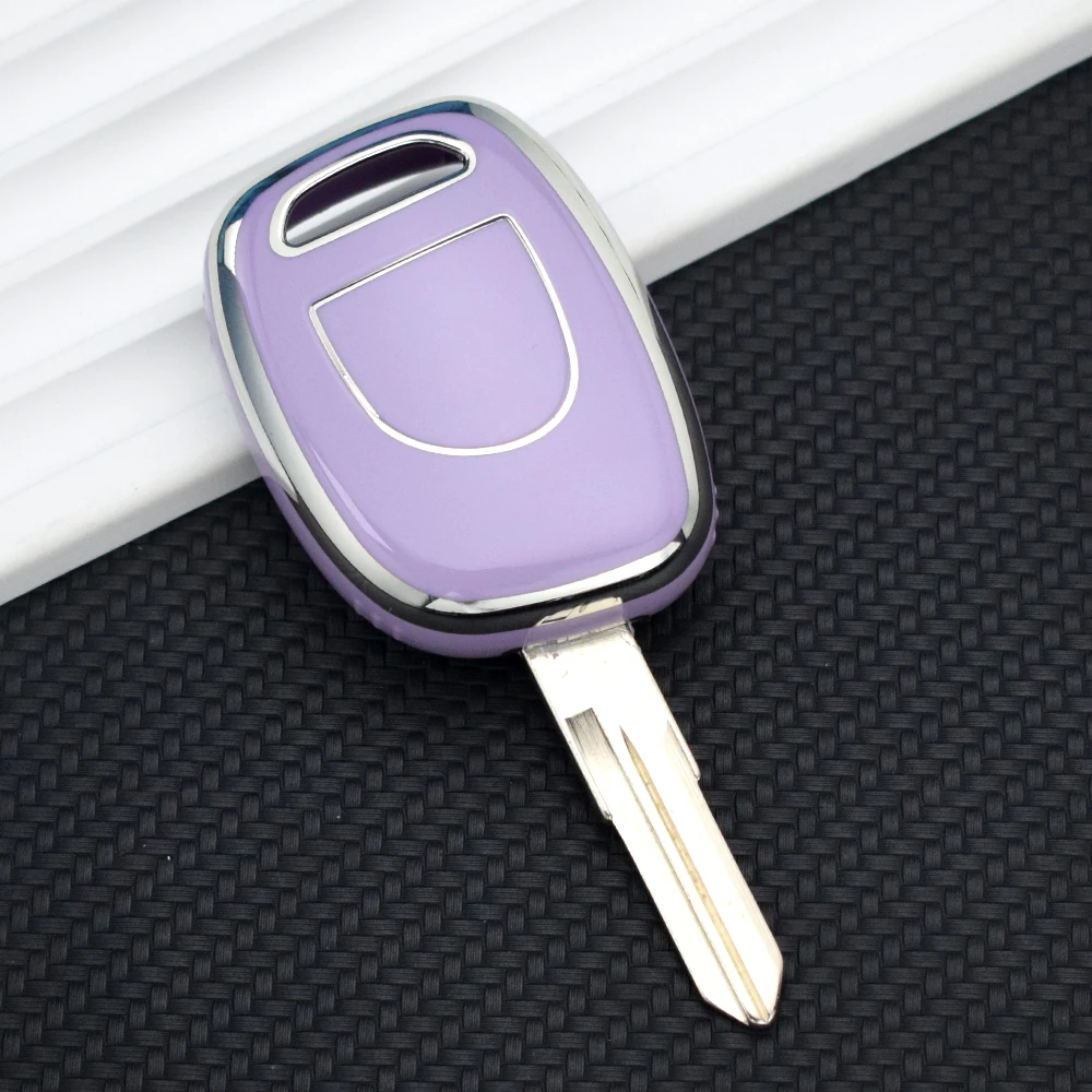 kwmobile autosleutelhoes compatibel met Renault 4-knops Smartkey autosleutel (alleen Keyless Go) - Siliconenhoes in rood - Sleutelcover