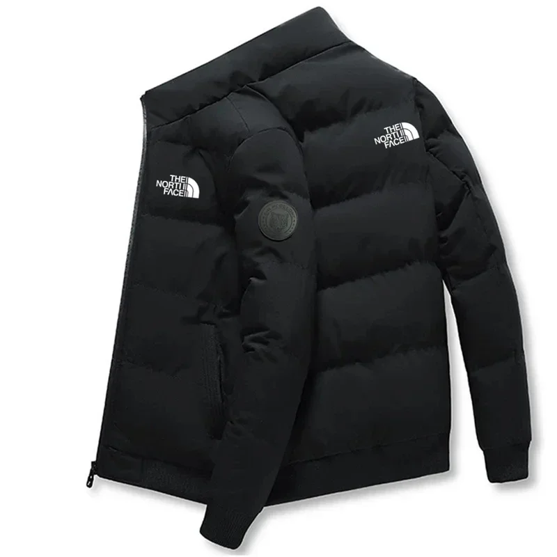 

Зимняя мужская куртка 2024, модная повседневная куртка с воротником-стойкой, мужской пуховик, теплая куртка, Мужская Утепленная спортивная куртка для улицы