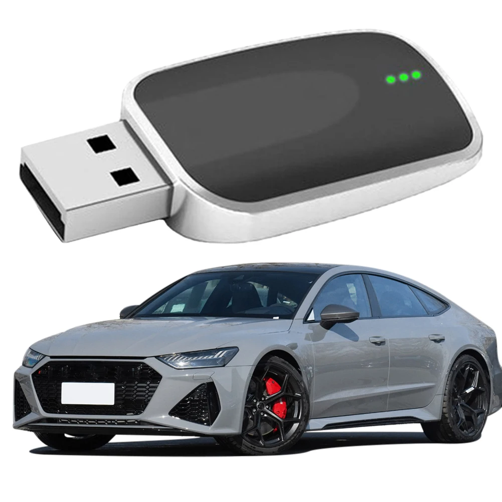 2 in 1 무선 CarPlay 안드로이드 오토 어댑터 무선 CarPlay 어댑터 플러그 앤 플레이 미니 카플레이&오토 박스 동글 (순정 유선 장치용)