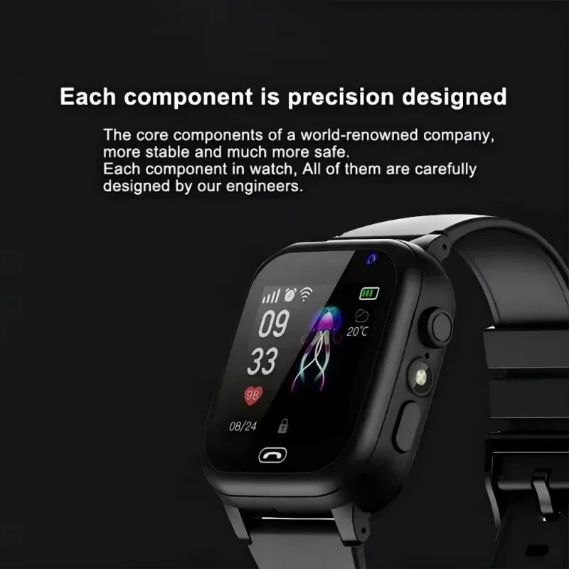 Kids Smartwatch with 4G, GPS, Video Calling & Waterproof Camera Features