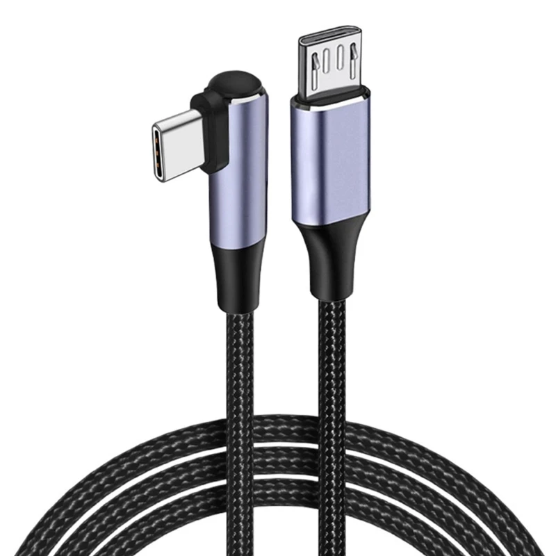 

For Phone Earphone Type to Micro USB Cable Cord Quick Data Transmission N2UB