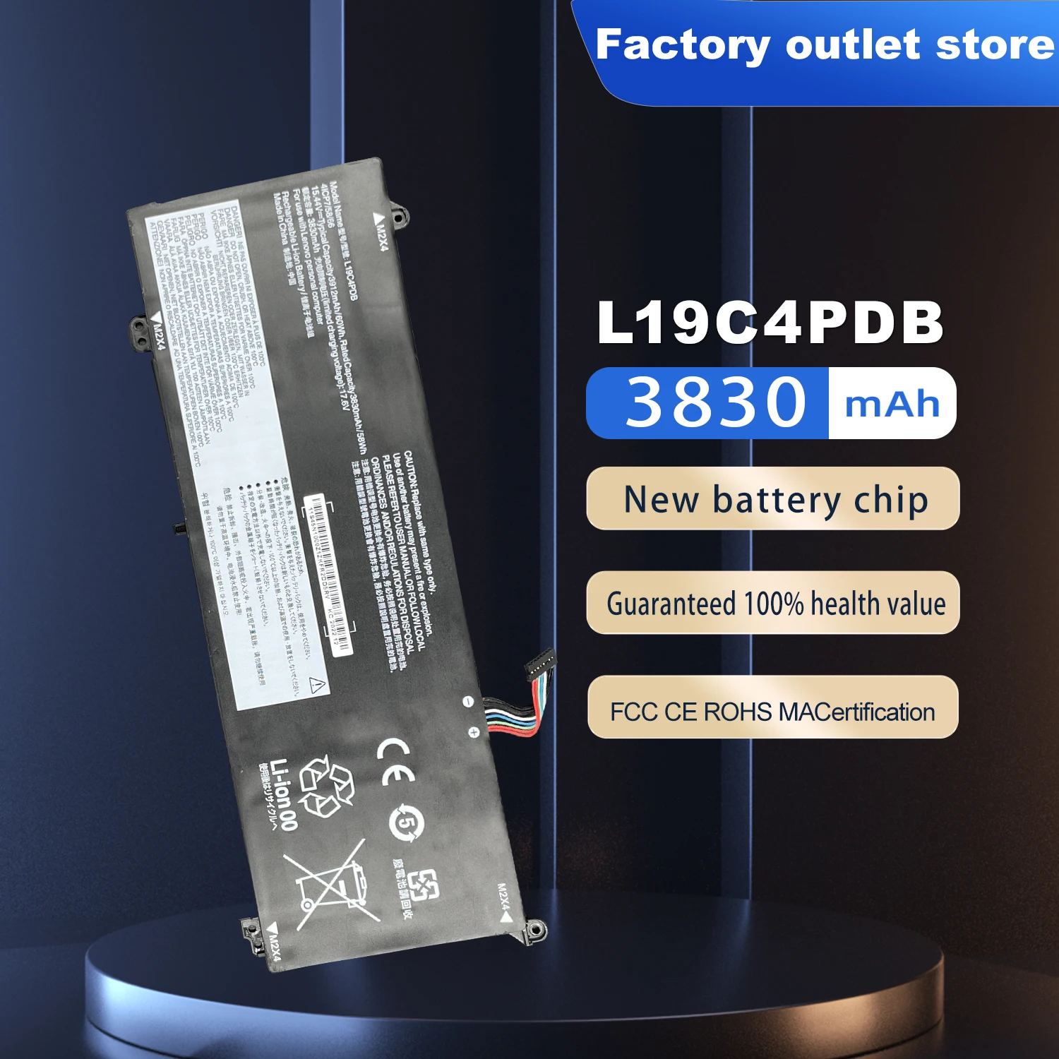 L19C4Pdb Batteria Per Laptop Per Lenovo Thinkbook 14S Yoga Itl Thinkbook 14 15 G2 G3 Itl Sono Acl Sereis