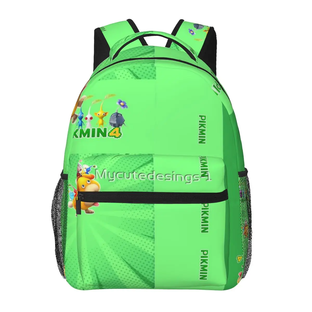Pikmin, Pikmin 4, Rescue Pup Oatchi, Pikmin 2023, Logo Verde Uno Zaino Casual