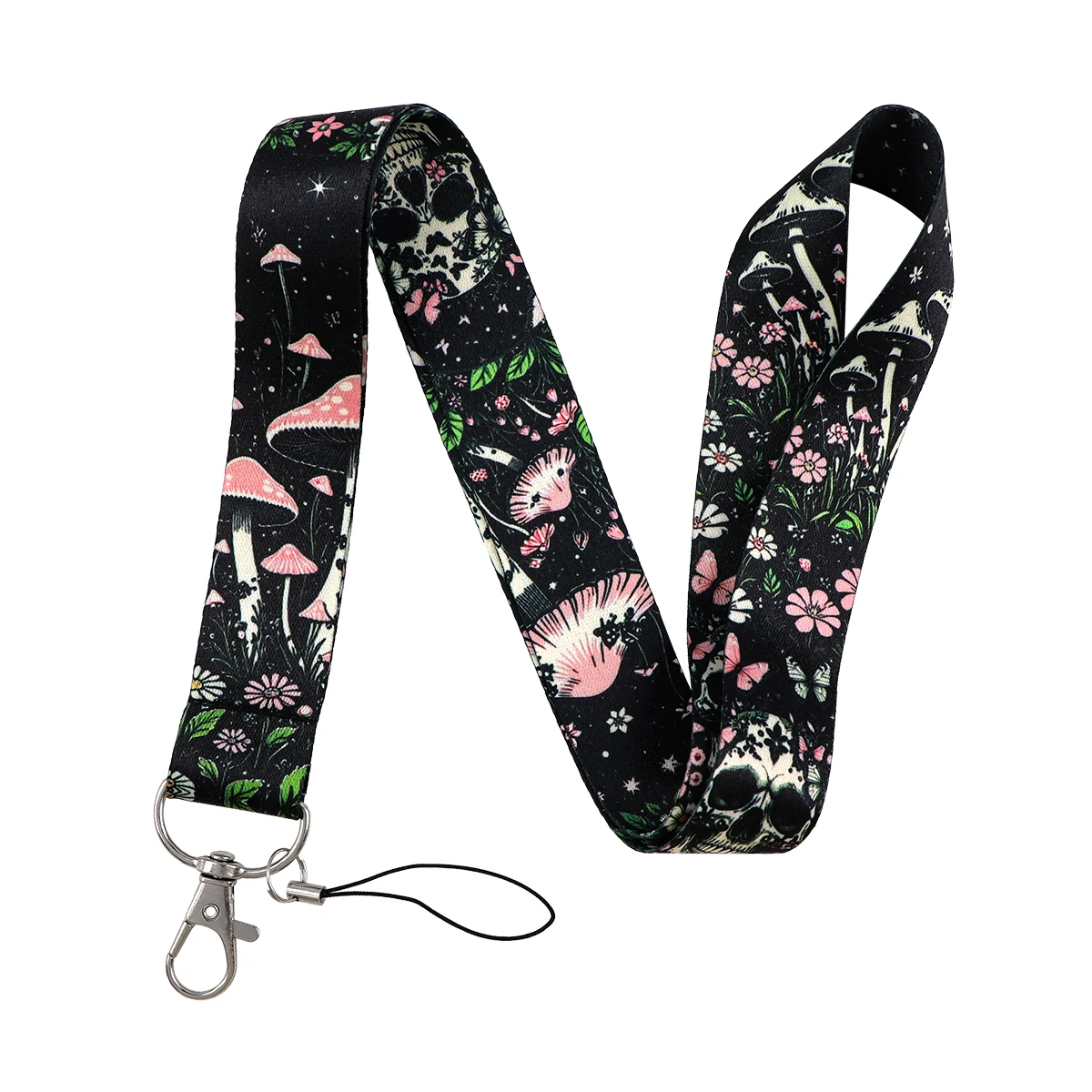 Skeleton Design Lanyard Card Holder and Badge Neck Strap
