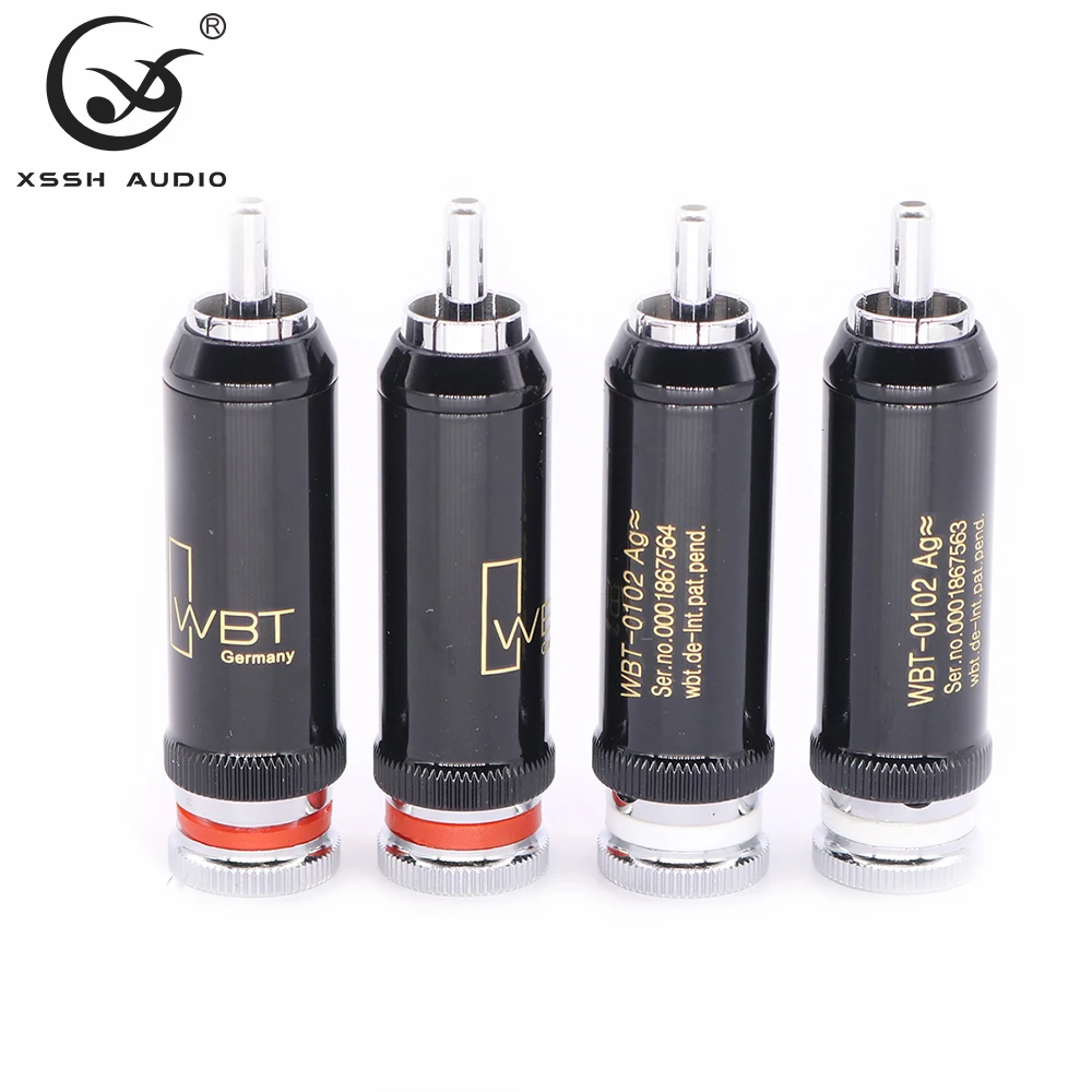 

RCA Jack XSSH Wholesale Hi-end HIFI OEM ODM DIY Silver Plating Rhodium Platinum Audio Video Connectors TV Tuner RCA Output Plugs