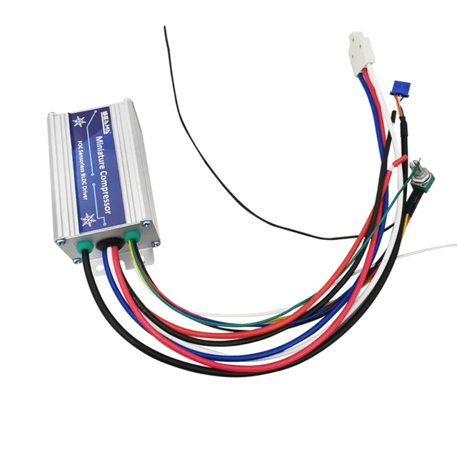 24V Micro Compressor Refrigeration Air Conditioning Suit Control Board Vector Sine Wave DC Brushless Motor Driver