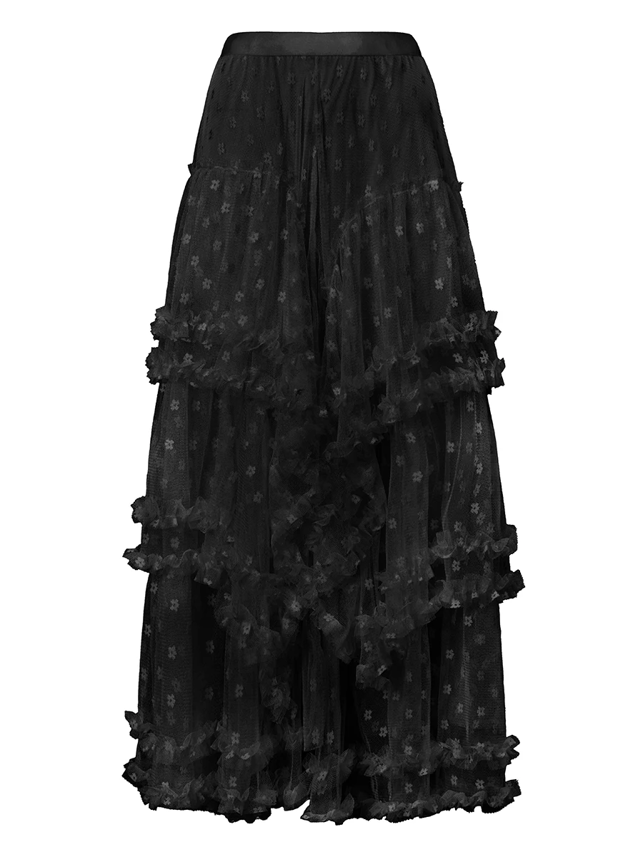 Women s Summer Boho Maxi Skirt with Floral Print and Elastic Waistband for Vacation Picnics and Outdoor Events