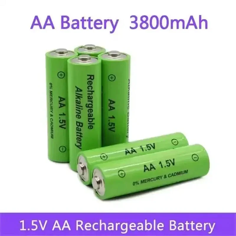 

AA Battery 3800mAh 1.5V Battery Rechargeable Battery AA 3800mAh 1.5V Rechargeable Battery for Toy Remote Control Free Shipping