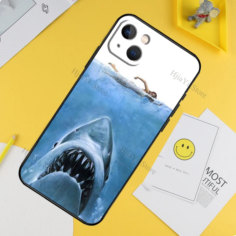 Classic Jaws Movie Poster Silicone Phone Case