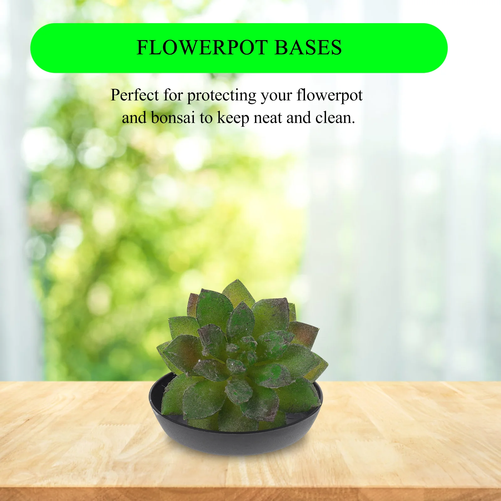 30 Pcs Flower Pot Base Plant Water Trays Plates Flowerpot Bottom Plastic Gardening plant saucer plastic plant saucer