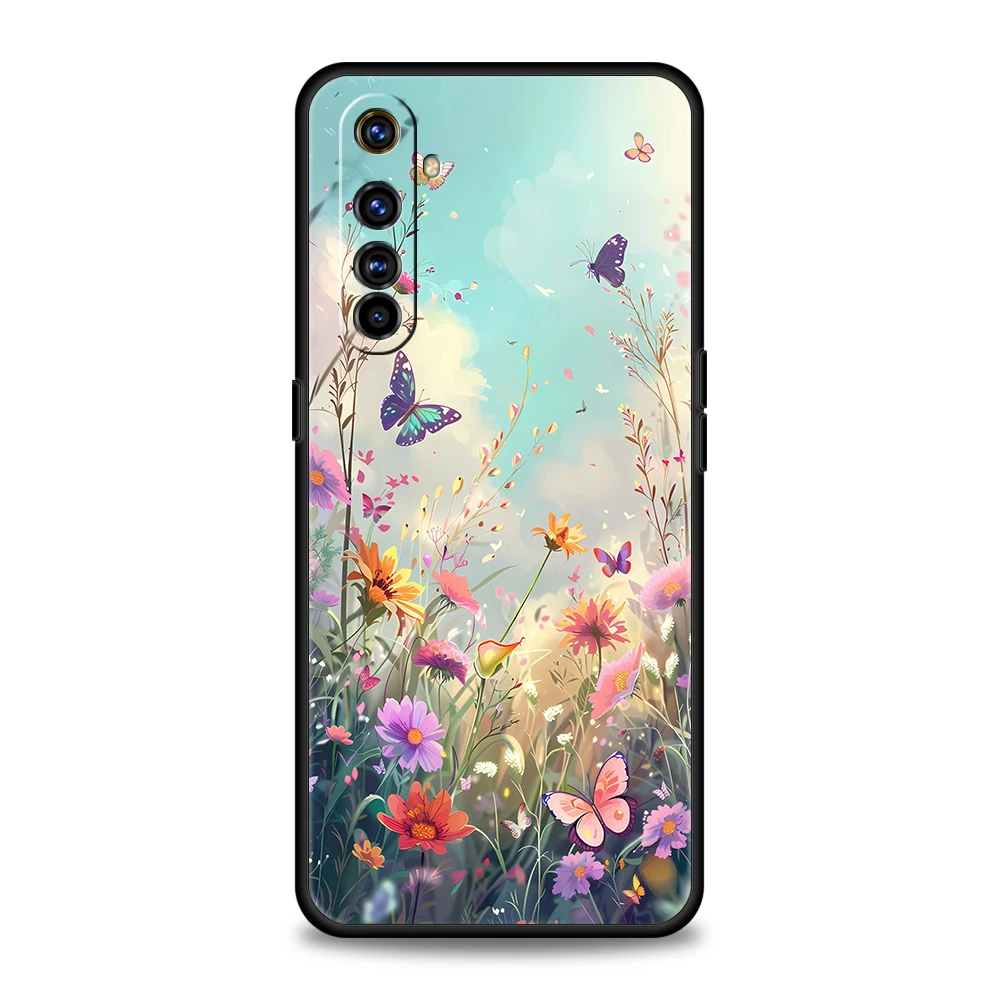 Floral Soft TPU Phone Case with Protective Cover