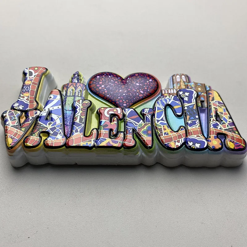 

Valencia 3D refrigerator magnets Travel souvenirs Refrigerator magnets Decorative supplies Collection Arts and Crafts Gifts Vars