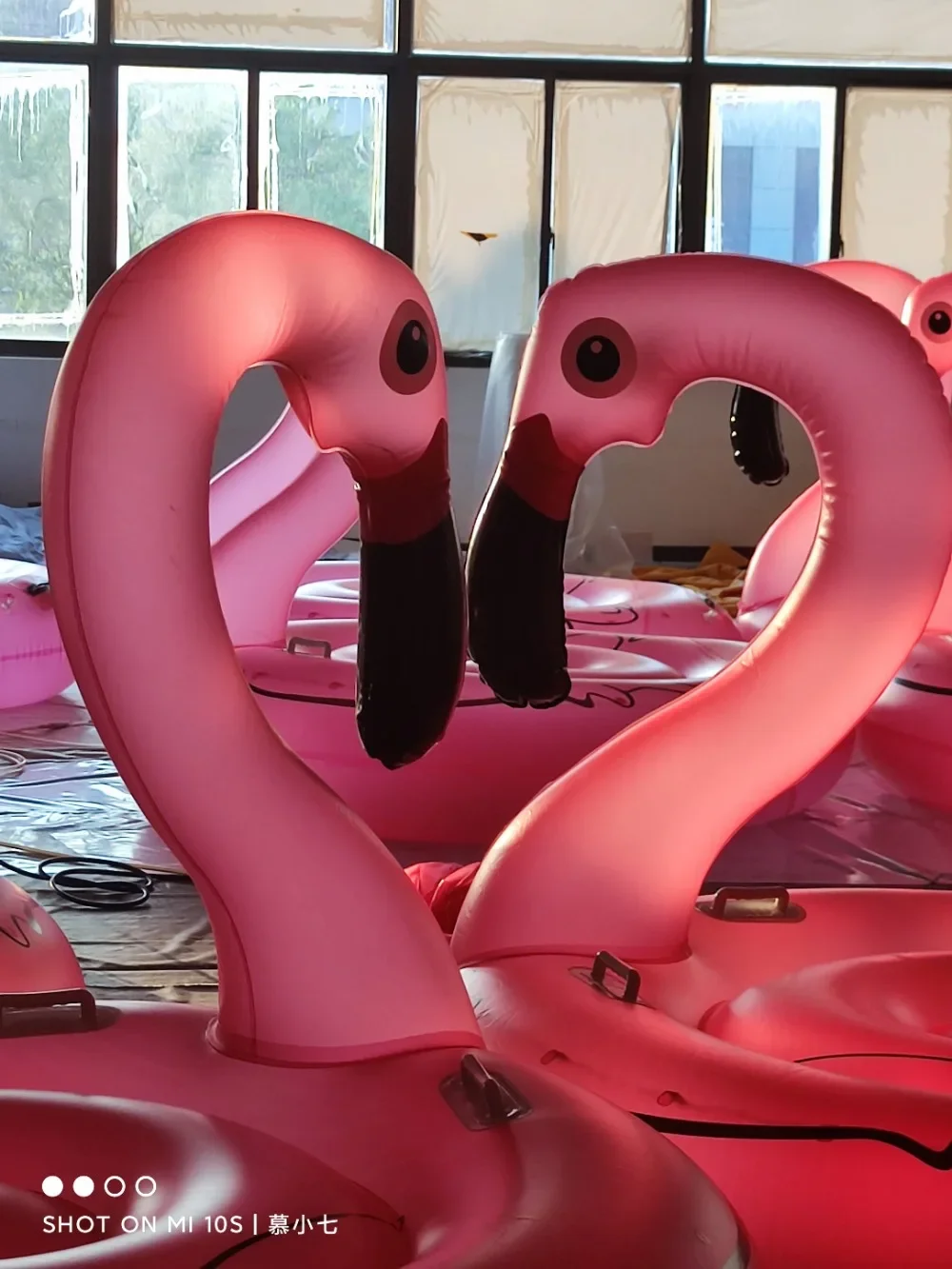 Flamingo Float Summer's Hottest Pink Inflatable Raft Tube Comfortable Pool Accessory For Water Play