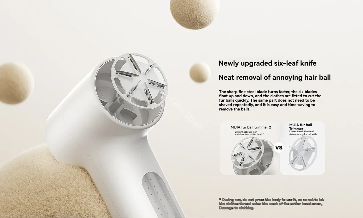 Xiaomi Mijia 2 Compact & Powerful Clothes Fuzz Shaver description image 7