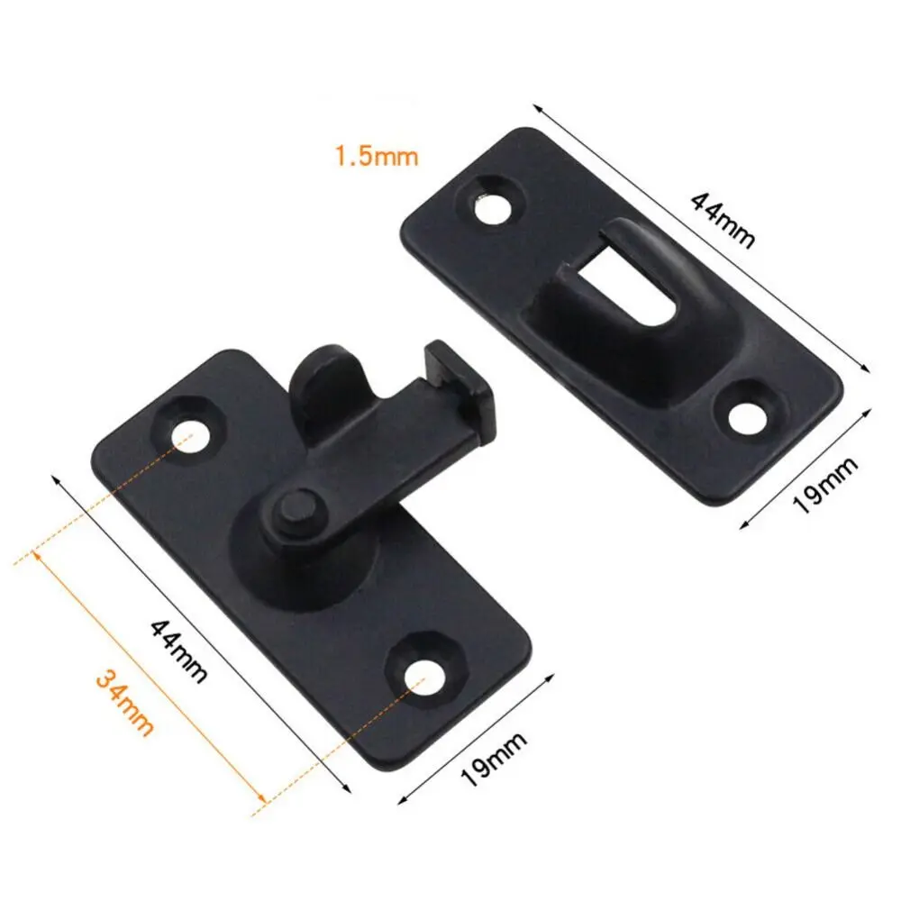 Description Picture 3 of item90 Degree Stainless Steel Latch Safety Right Angle Sliding Door Lock Door Hasp