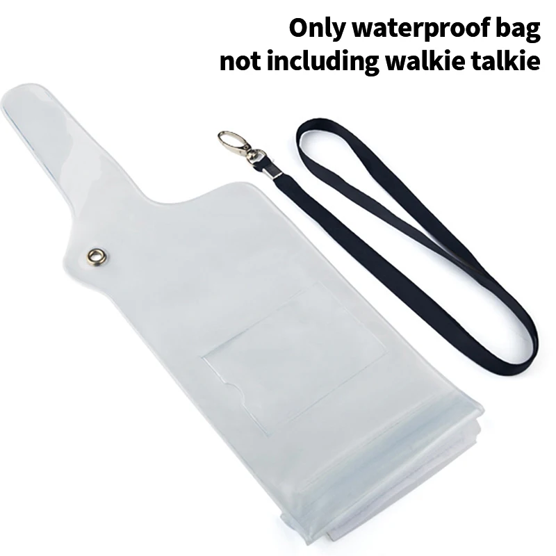 Portable Waterproof Rainproof Case Pouch For Baofeng Walkie Talkie Two-Way Radios Protector Cover walkie talkie waterproof bag for baofeng walkie talkie uv5r uv82 bf888s walkie talkie two way radios full protector cover holder