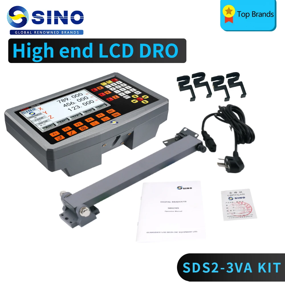 SINO SDS2-3VA LCD  ǵ DRO ŰƮ    и   ü߰ ڴ, 3  Ʈ, KA300 KA500