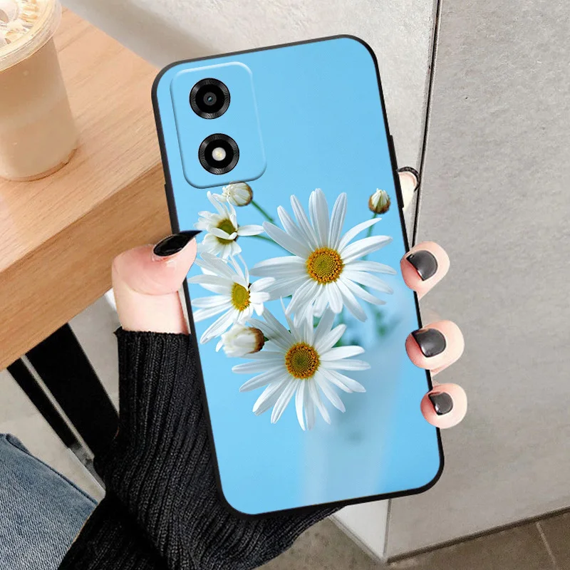Soft TPU Silicone Shockproof Protector Phone Case - Compatible with Motorola Moto E14 5G