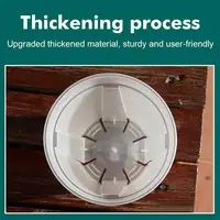 Transparent Plastic Pots Root Control Flower Pots With Tray Plastic Plant Pots Breathable Nursery Pots For Planting Orchids 6