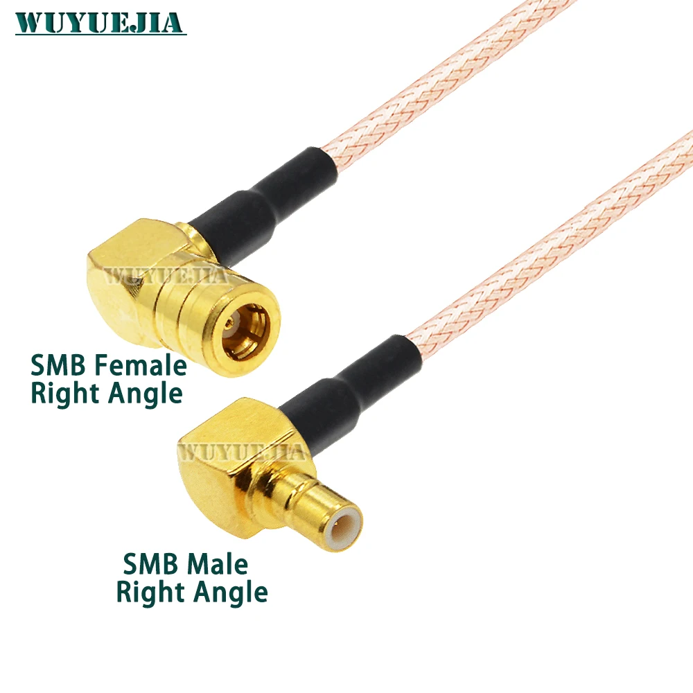 RG316 SMB Type Connector SMB Male Plug to SMB Female Jack Straight Right Angle Pigtail Jumper RG316 RF Coaxial Cable 0.1~10M