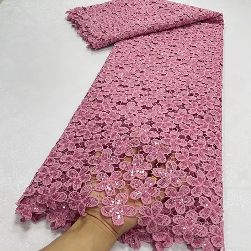 

Аккуратная вышивка африканский гипюр шнур кружева хлопчатобумажная текстурированная ткань модное шитье традиционная одежда TS2589