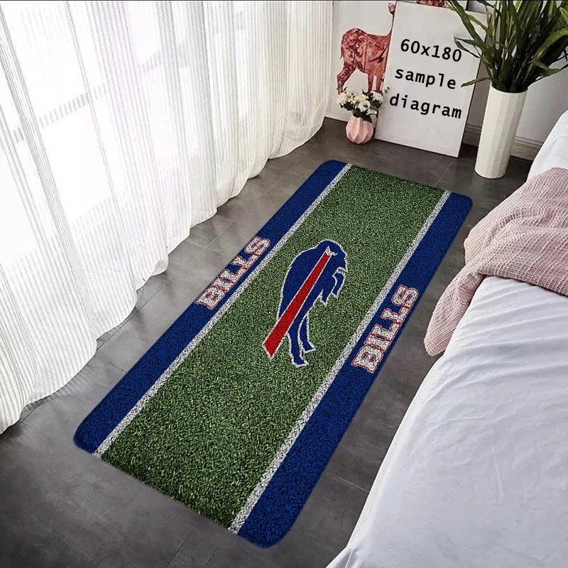 thumbnail image 1 of Felpudo de entrada para casa, alfombras deportivas, alfombras de la NFL para sala de estar, alfombra para pies, alfombra para baño, alfombrillas antideslizantes para pasillo, decoración del hogar, 1 of 5