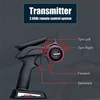1: 12 Crawler Type Spray Remote Control Tank 2.4G Alloy LED Floodlight All Terrain High Speed Off-Road Radio Control Tank Car 5